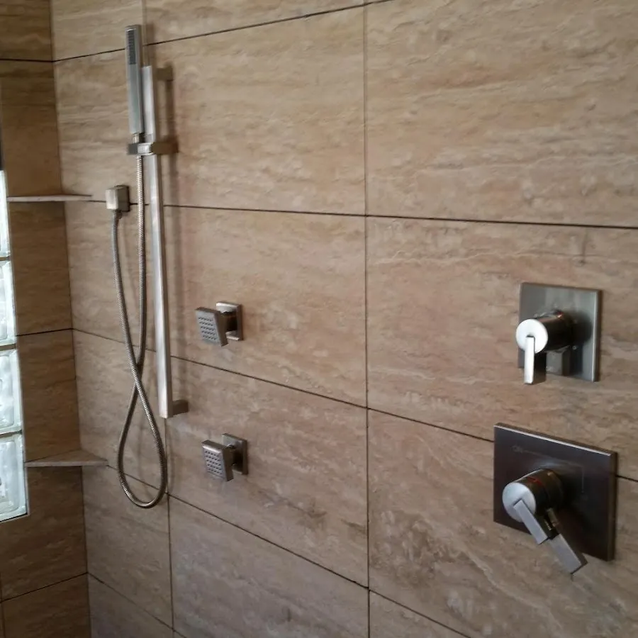 Shower fixture installation for Water Heater Replacement in Pingree Grove